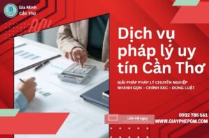 Thành lập công ty tư vấn môi trường tại Cần Thơ