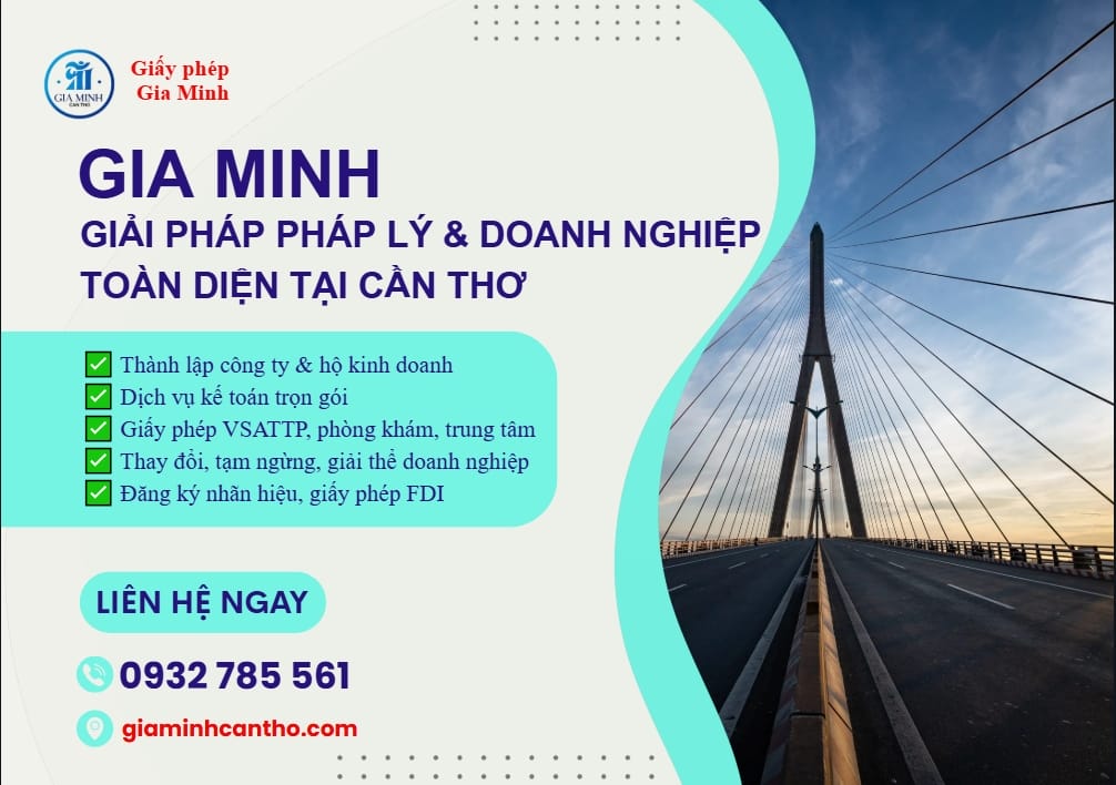 Dịch vụ mở doanh nghiệp đúng luật tại Cần Thơ hỗ trợ kê khai thuế cho doanh nghiệp mới