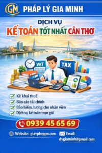 báo cáo thuế hàng quý Cần Thơ