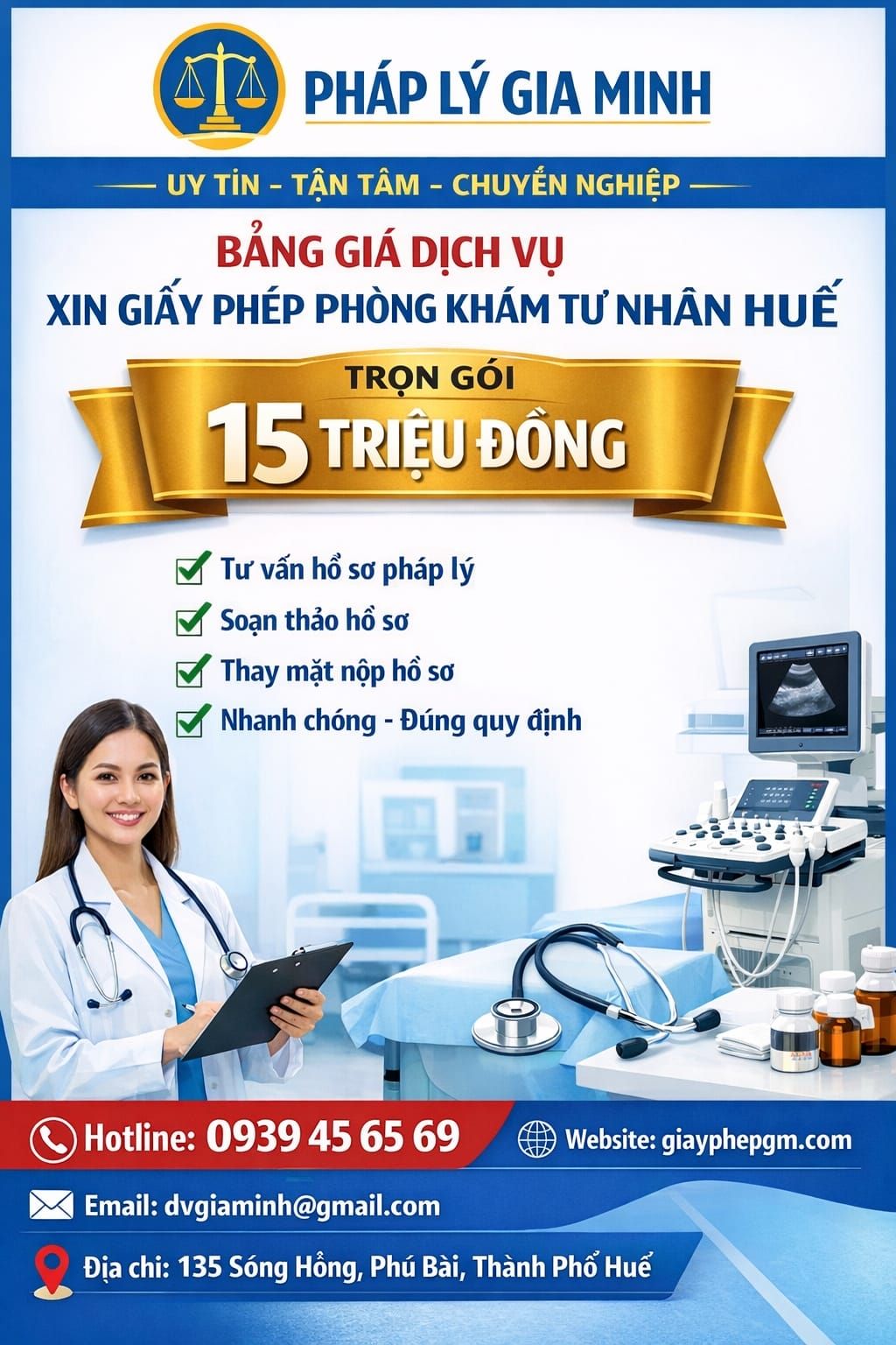 chi phí mở phòng khám nha khoa Thanh Hóa