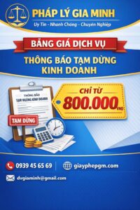 Chi phí tạm ngừng kinh doanh doanh nghiệp