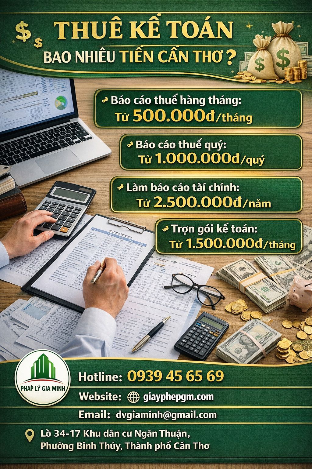 Dịch vụ báo cáo thuế tại Cần Thơ đáng tin cậy