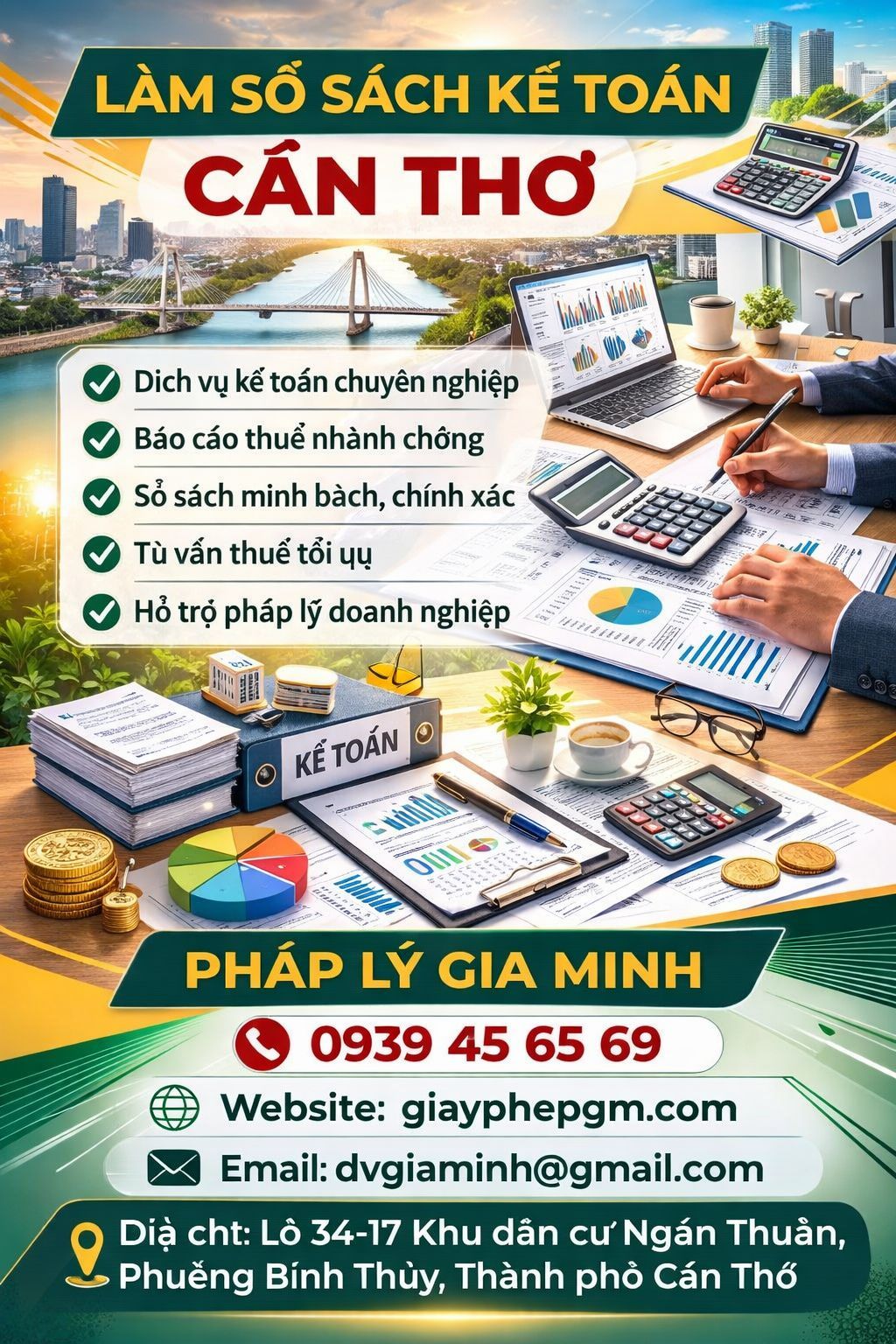 dịch vụ kế toán cho doanh nghiệp FDI Cần Thơ   