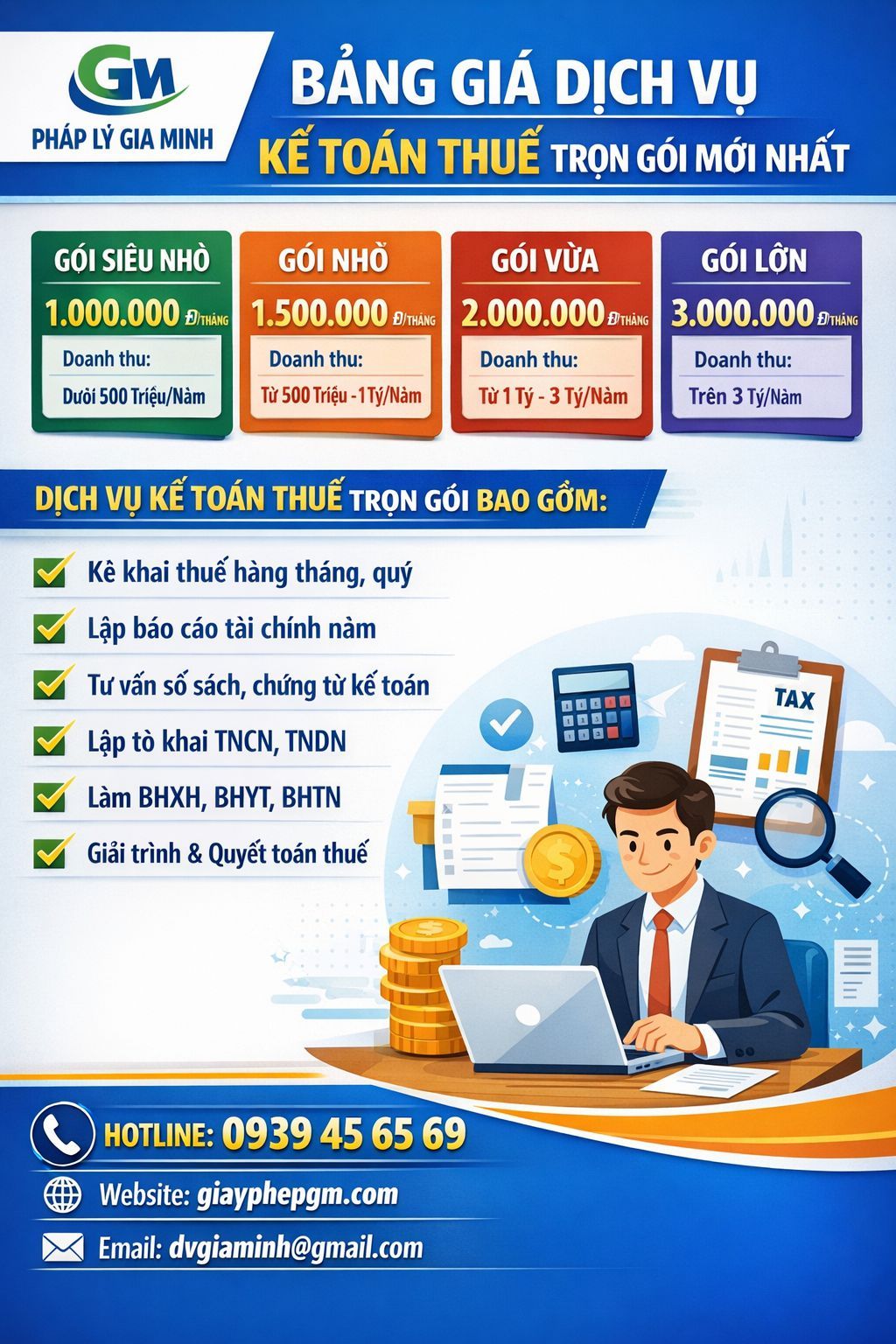 dịch vụ lập sổ sách kế toán Cần Thơ