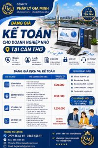 Dịch vụ sổ sách kế toán Cần Thơ