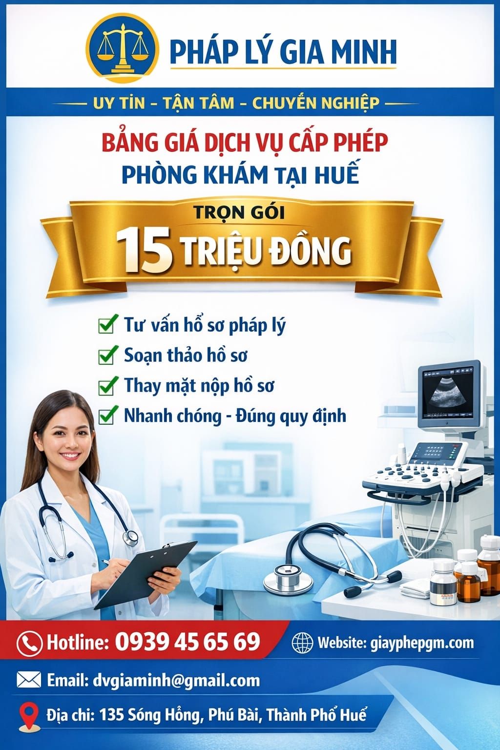 Giấy phép hoạt động phòng khám đa khoa Cần Thơ