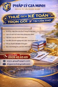 kế toán doanh nghiệp trọn gói cần thơ