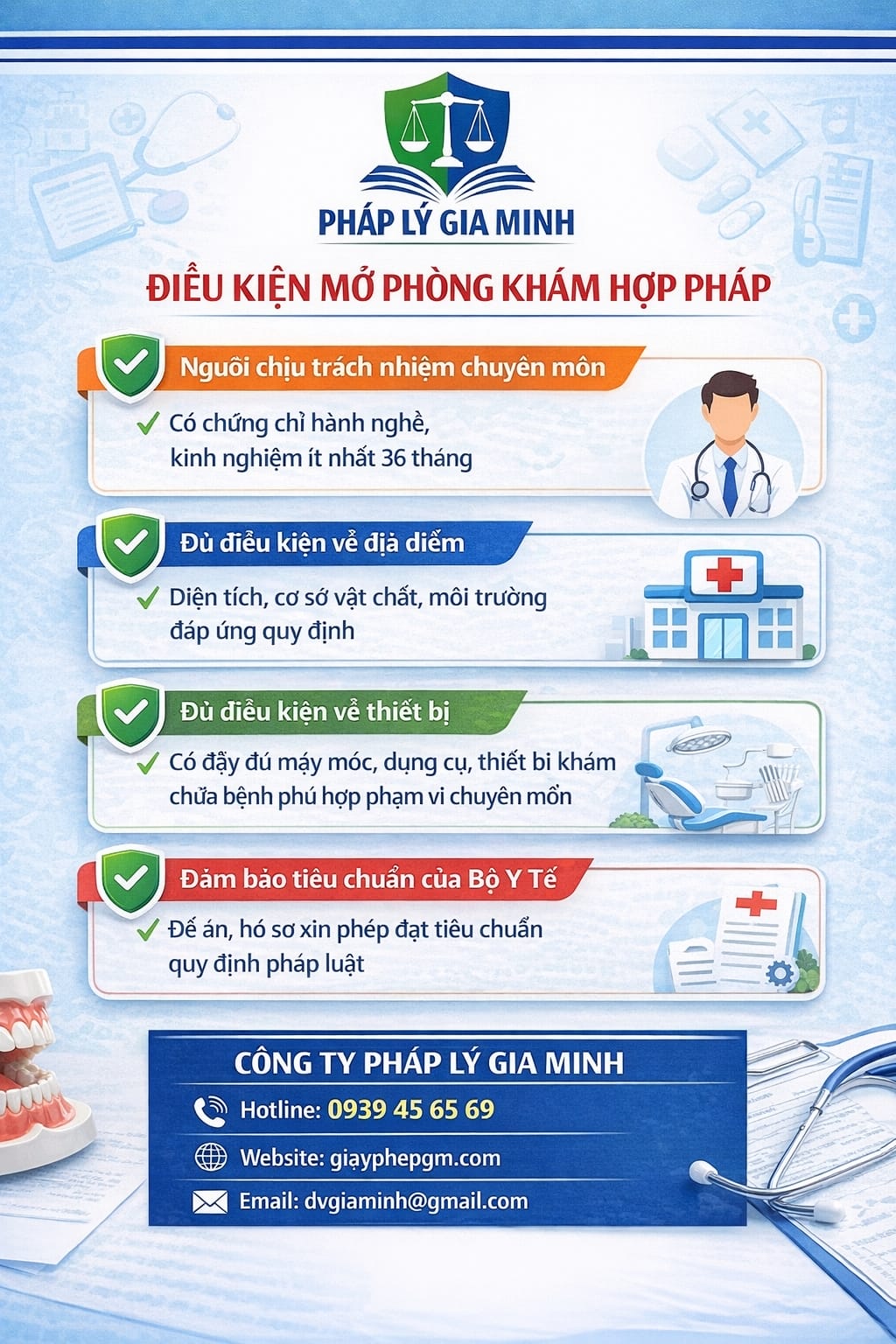 Mở hộ kinh doanh phòng khám da liễu tại Cần Thơ
