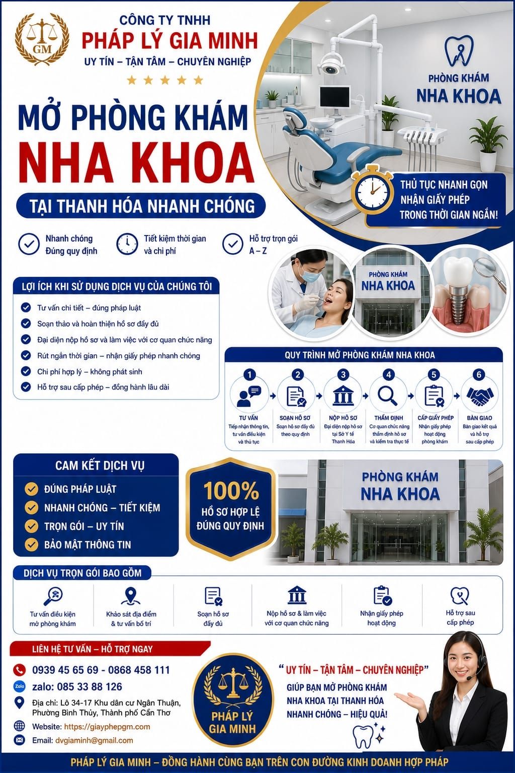 Mở phòng khám nha khoa tại Thanh Hóa nhanh chóng