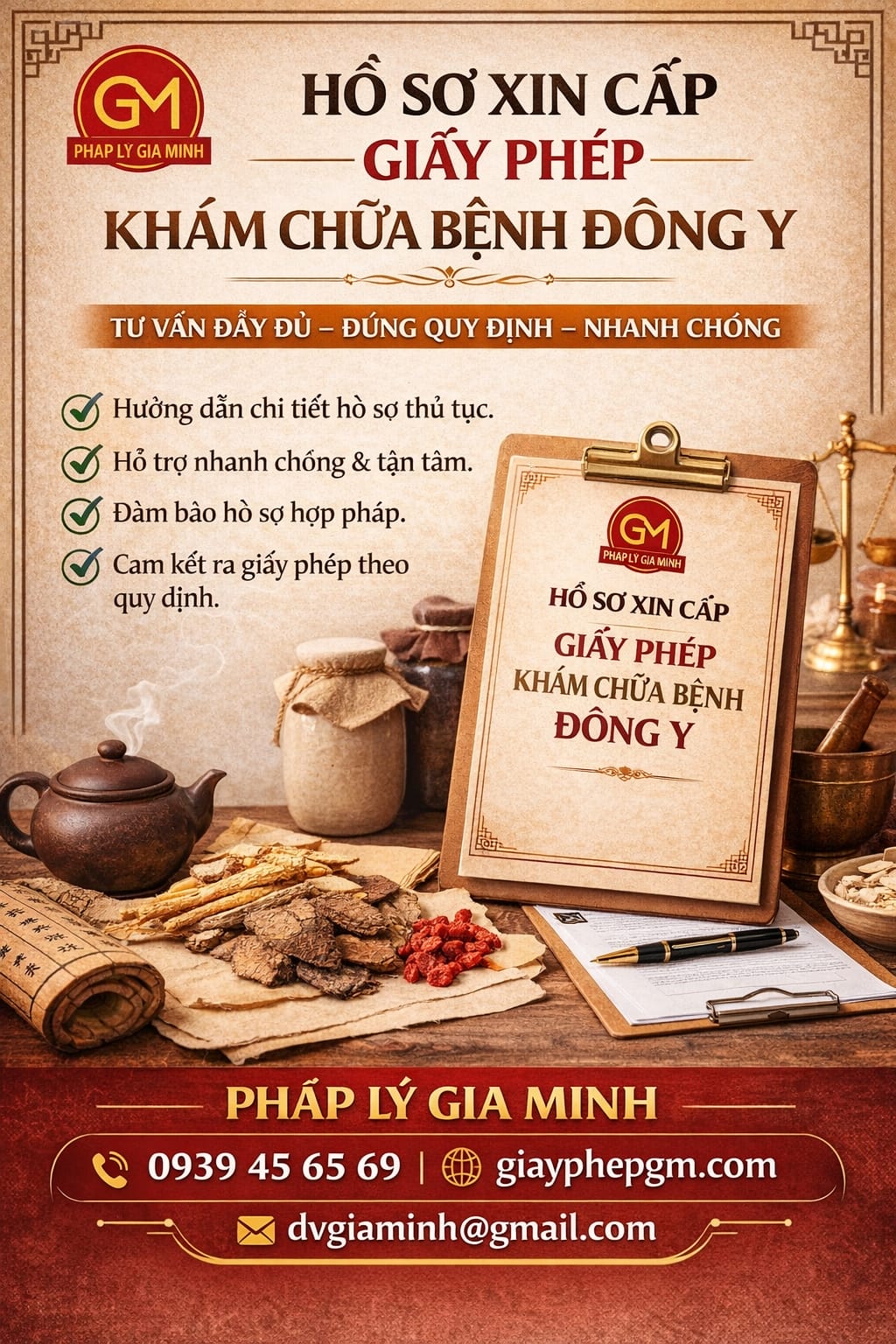 Hồ sơ mở phòng khám mắt