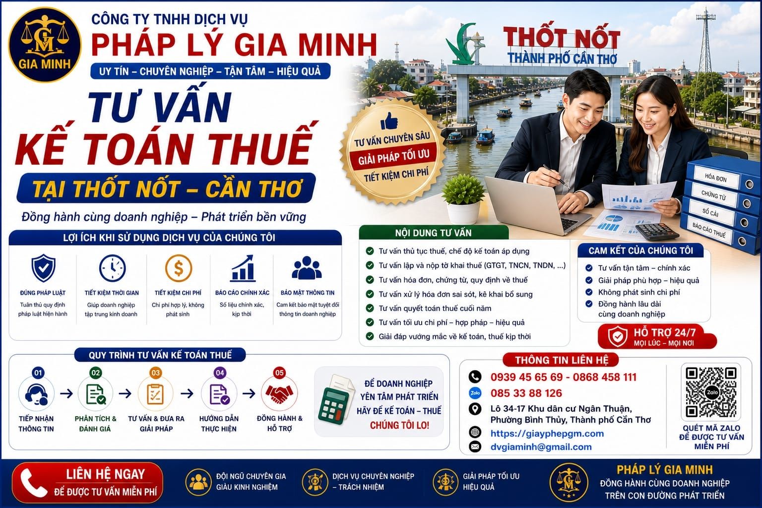 Tư vấn kế toán thuế tại Thốt Nốt Cần Thơ