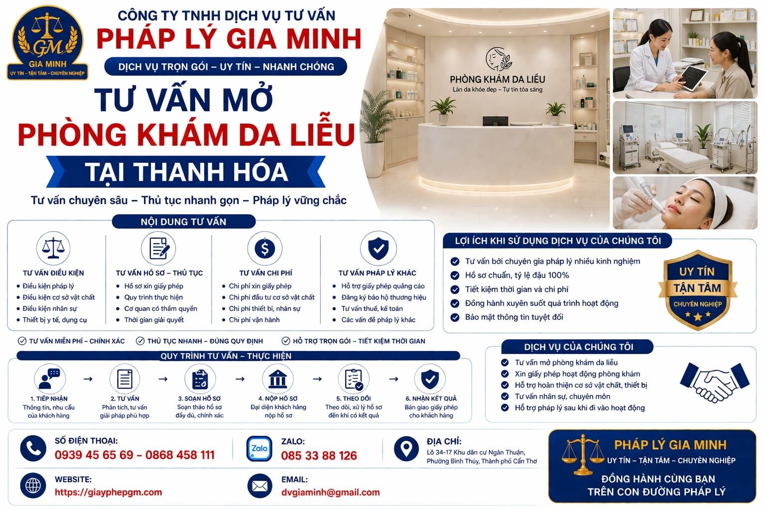 Tư vấn mở phòng khám da liễu tại Thanh Hóa