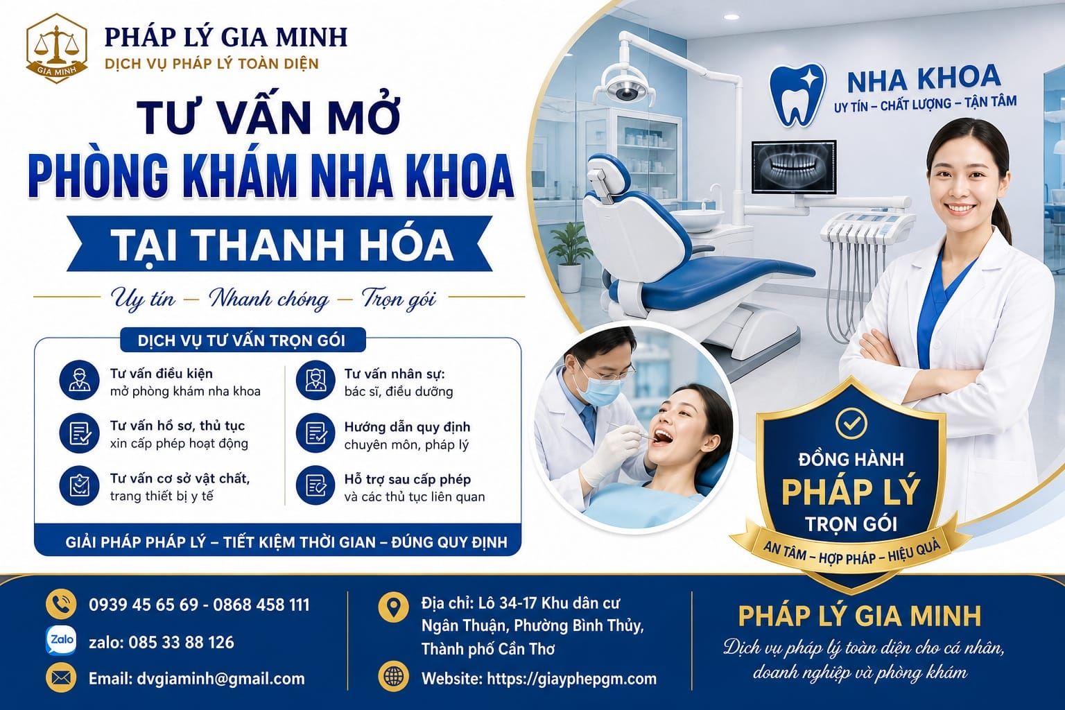 Tư vấn mở phòng khám nha khoa tại Thanh Hóa