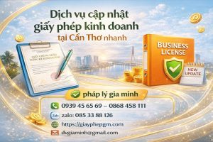 dịch vụ cập nhật giấy phép kinh doanh tại cần thơ