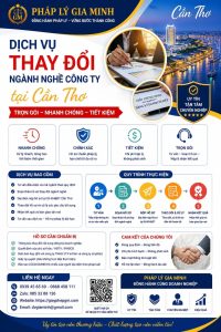Dịch vụ đổi người đại diện pháp luật tại Cần Thơ