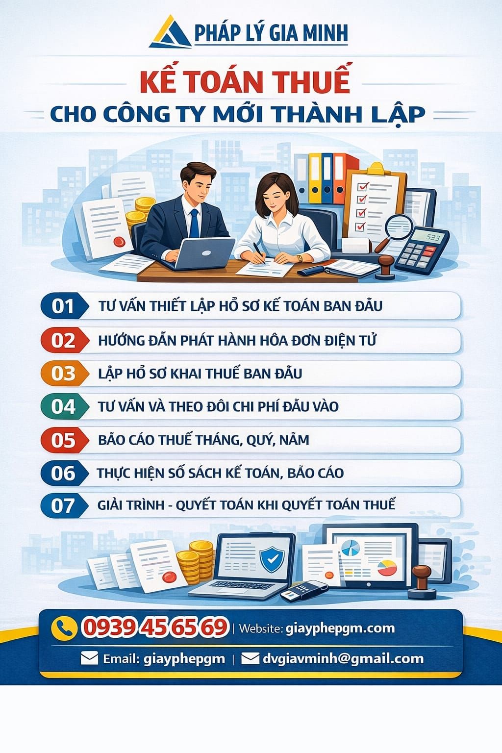 Dịch vụ kế toán thuế tại Cần Thơ trọn gói từ A đến Z