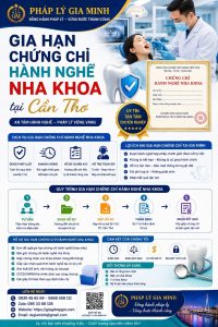 Gia hạn chứng chỉ hành nghề nha khoa tại Cần Thơ