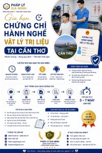 Gia hạn chứng chỉ hành nghề vật lý trị liệu tại Cần Thơ