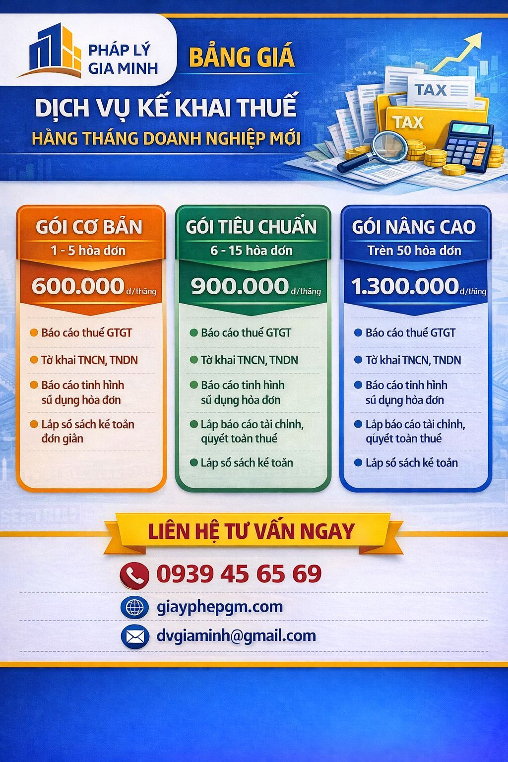 Làm quyết toán thuế tại Cần Thơ trọn gói