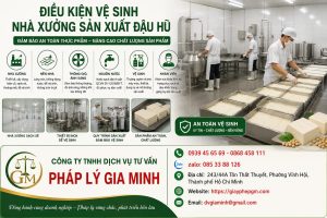 Mở xưởng đậu hũ có phải xin giấy phép môi trường không
