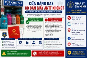 Cửa hàng gas có cần giấy ANTT không