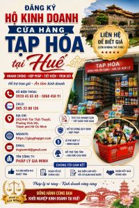 Đăng ký hộ kinh doanh cửa hàng tạp hóa tại Huế