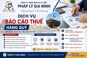 Dịch vụ báo cáo thuế hàng quý tại Huế