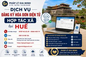 Dịch vụ đăng ký hóa đơn điện tử hợp tác xã tại Huế