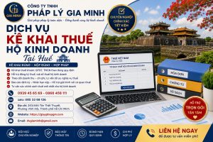 Dịch vụ kê khai thuế hộ kinh doanh tại Huế