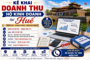 Kê khai doanh thu hộ kinh doanh tại Huế