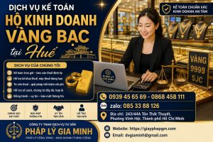 Kế toán hộ kinh doanh vàng bạc tại Huế