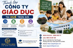 Thành lập công ty giáo dục tại Huế trọn gói