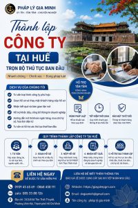 Thành lập công ty tại Huế trọn bộ thủ tục ban đầu