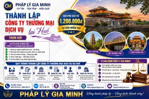Thành lập công ty thương mại dịch vụ tại Huế