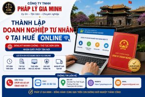 Thành lập doanh nghiệp tư nhân tại Huế online