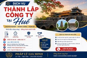 Thủ tục mở công ty tại Huế nhanh chóng
