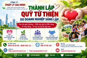 Thành lập quỹ từ thiện do doanh nghiệp sáng lập