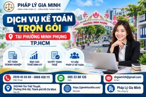 Dịch vụ kế toán trọn gói tại phường Minh Phụng TP.HCM