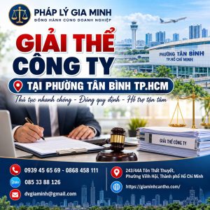 Giải thể công ty tại phường Tân Bình TP.HCM